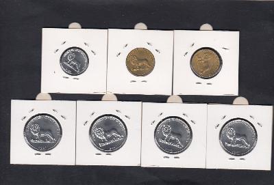 Beschrijving: 4,25 Francs Set(7) ANIMALS